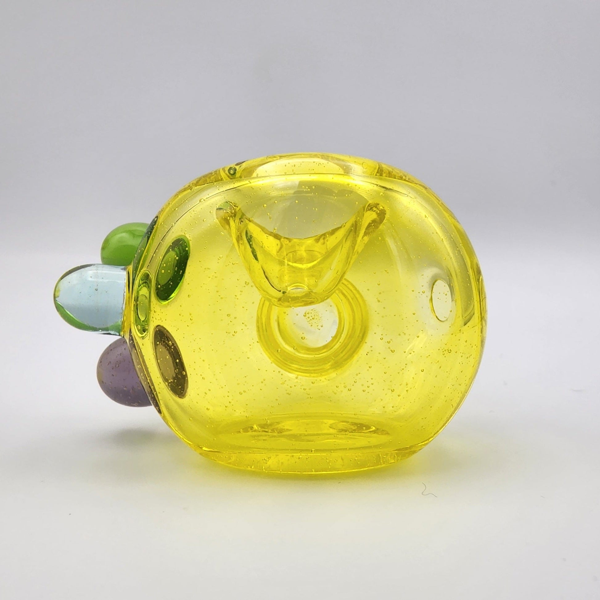 JP Cicero Glass Spoon Transparent Color - 2A Hand Pipe Headies Hideout