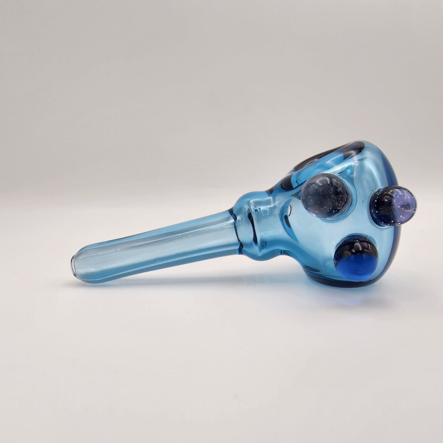 JP Cicero Glass Spoon Transparent Color - 6A Hand Pipe Headies Hideout