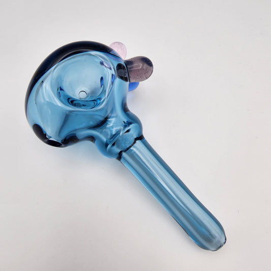 JP Cicero Glass Spoon Transparent Color - 6A Hand Pipe Headies Hideout