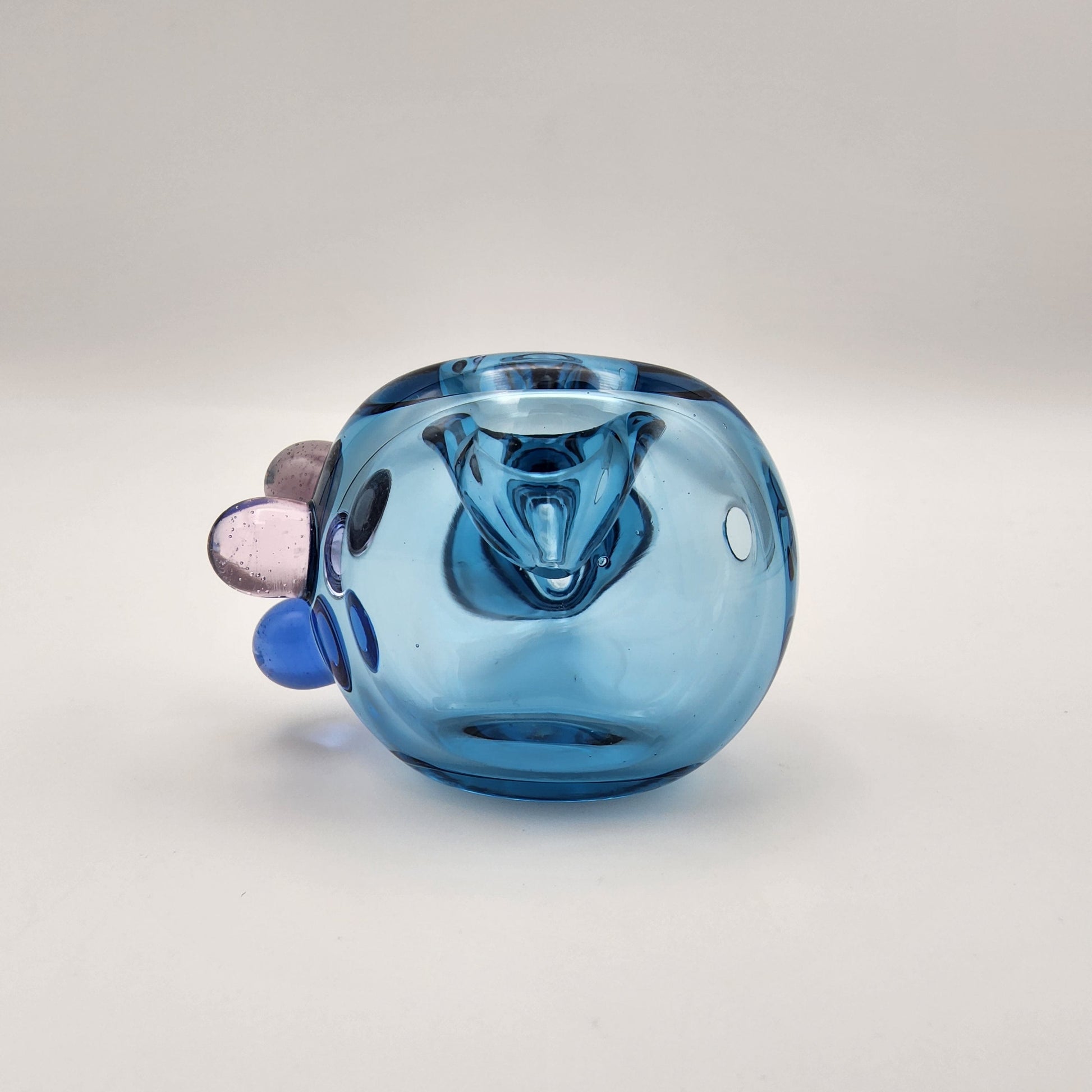JP Cicero Glass Spoon Transparent Color - 6A Hand Pipe Headies Hideout