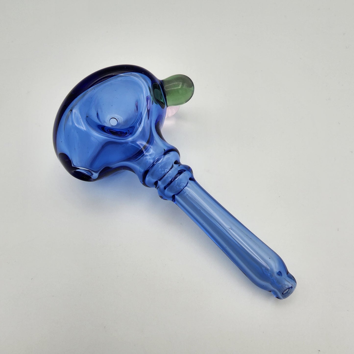 JP Cicero Glass Spoon Transparent Color - 7A Hand Pipe Headies Hideout