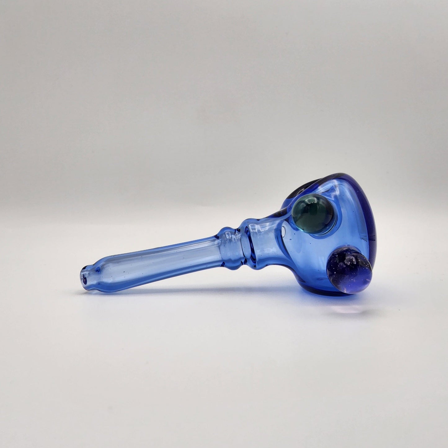 JP Cicero Glass Spoon Transparent Color - 7A Hand Pipe Headies Hideout