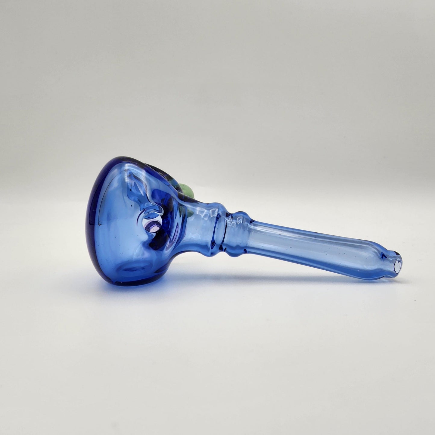 JP Cicero Glass Spoon Transparent Color - 7A Hand Pipe Headies Hideout