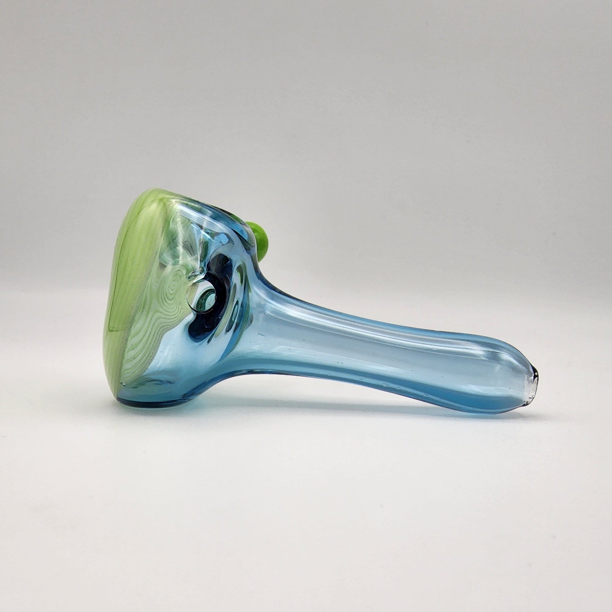 JP Cicero Glass Spoon Transparent Color and Worked - 1A Hand Pipe Headies Hideout
