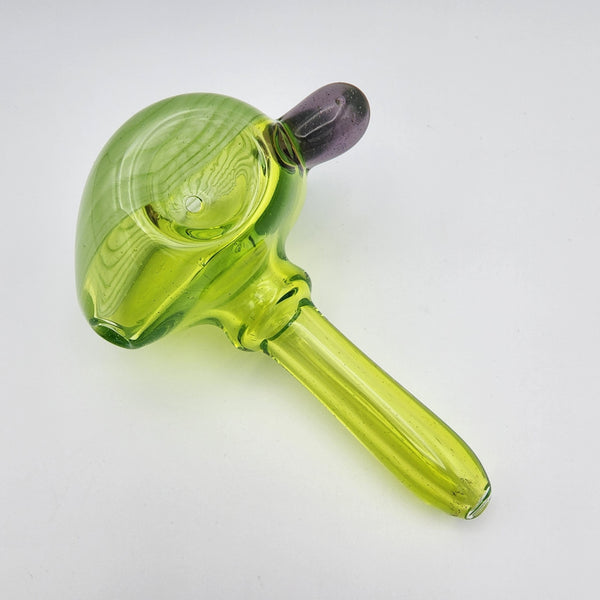 JP Cicero Glass Spoon Transparent Color and Worked - 2A Default Headies Hideout