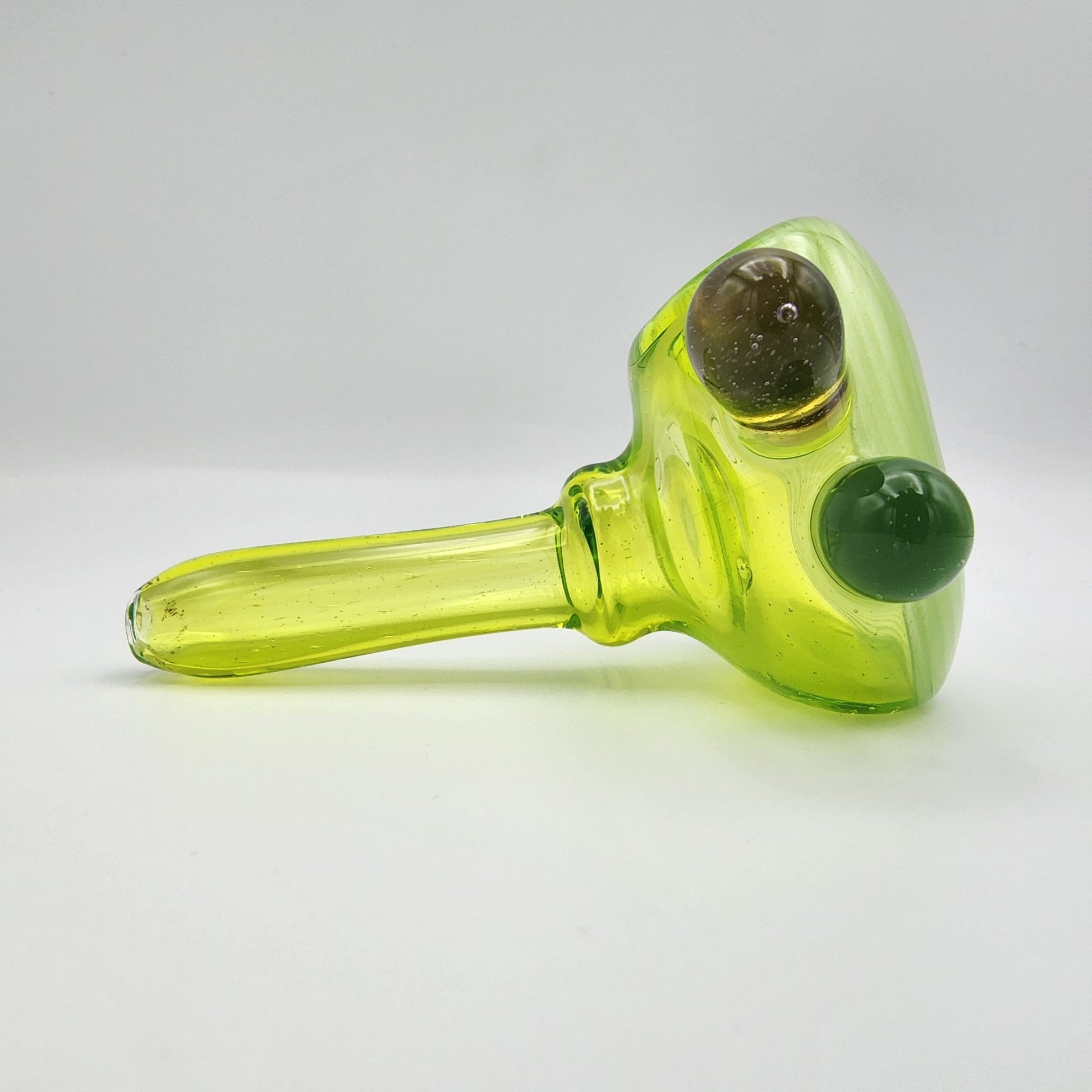JP Cicero Glass Spoon Transparent Color and Worked - 2A Default Headies Hideout