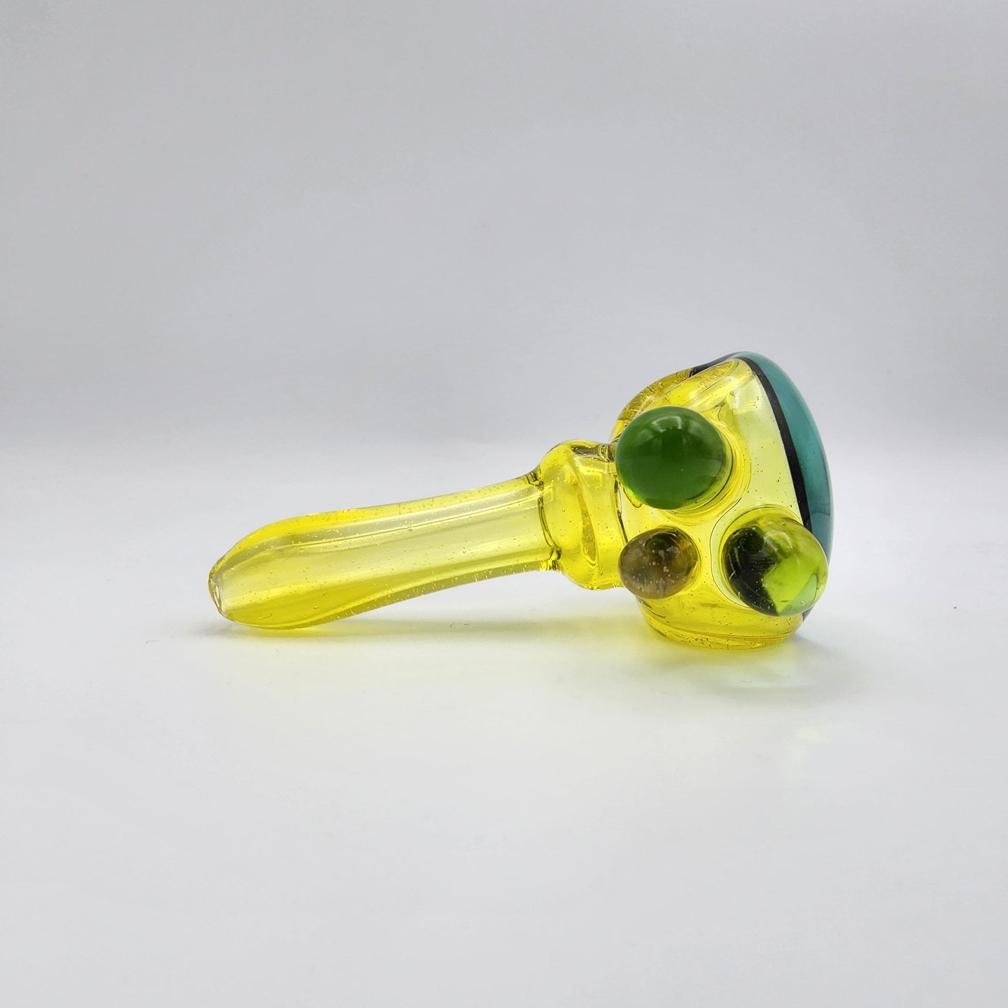 JP Cicero Glass Spoon Two Color Transparent -1A Default Headies Hideout
