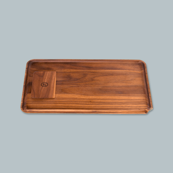 Heady Dad Irving Wood Rolling Tray - 9.5 x 5.5
