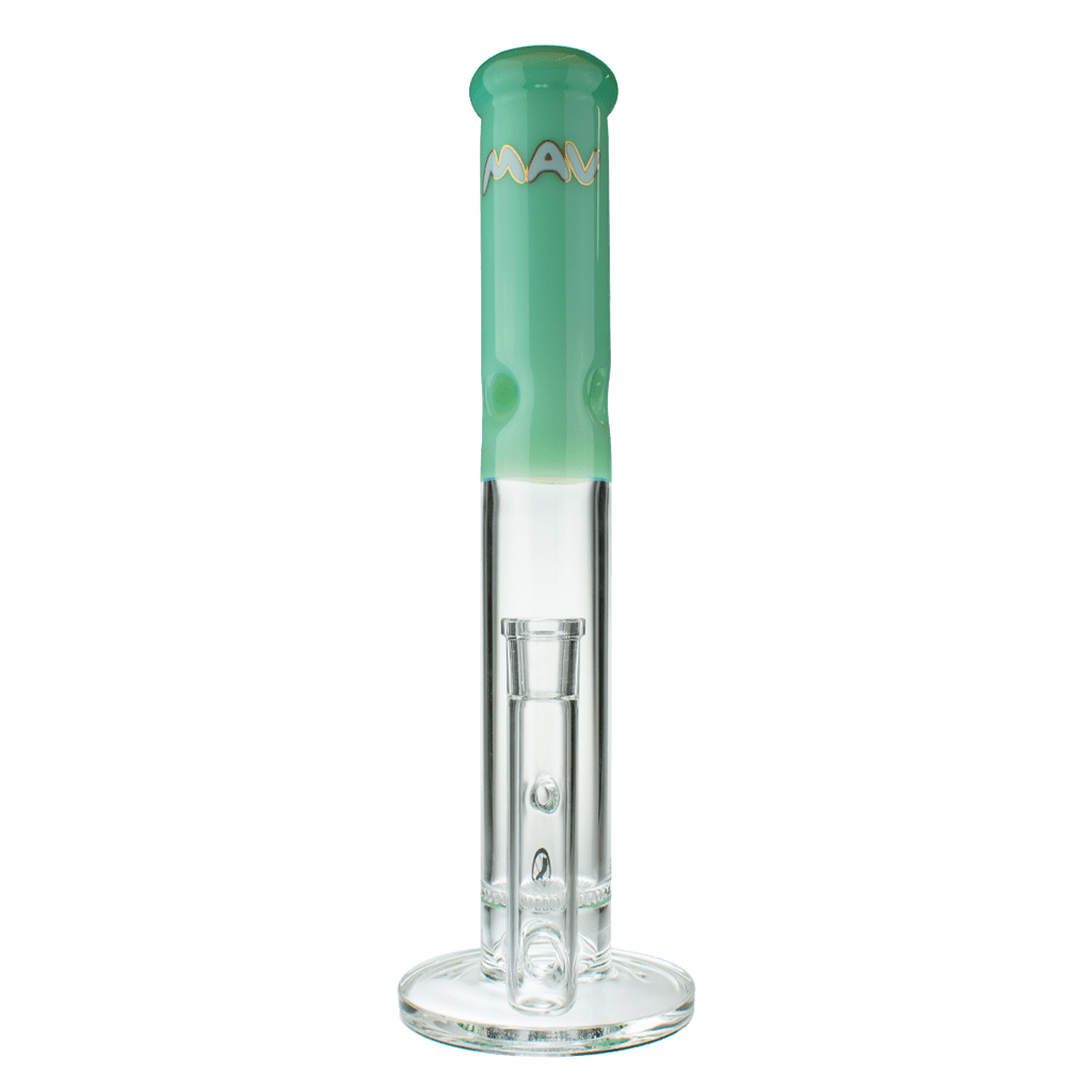 MAV Glass Single Honey Disc Water Pipe Headies Hideout