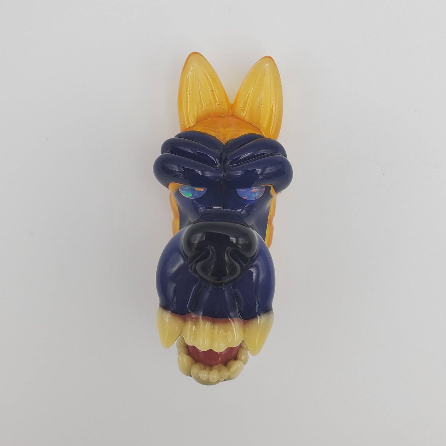 Ryan Kane Open Mouth Wolf Head Pendant - Tangie and Hyacinth Pendant Headies Hideout