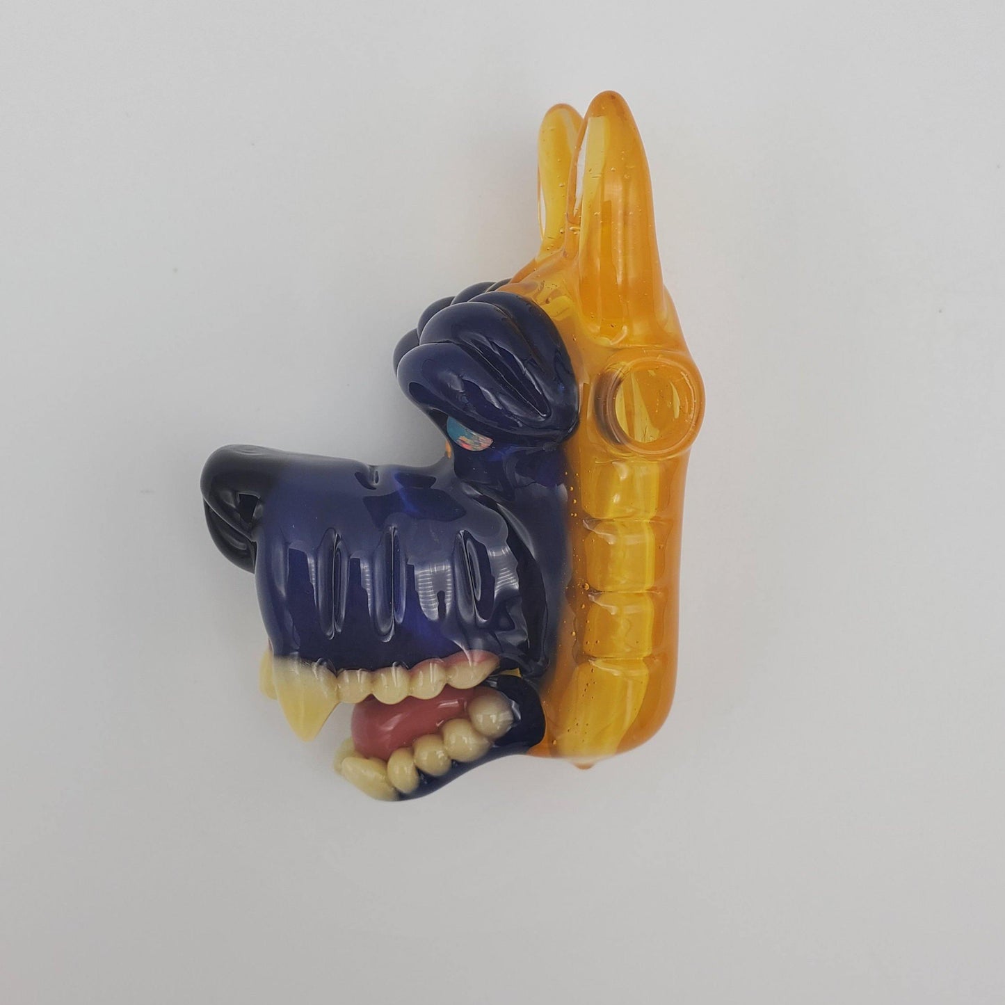 Ryan Kane Open Mouth Wolf Head Pendant - Tangie and Hyacinth Pendant Headies Hideout