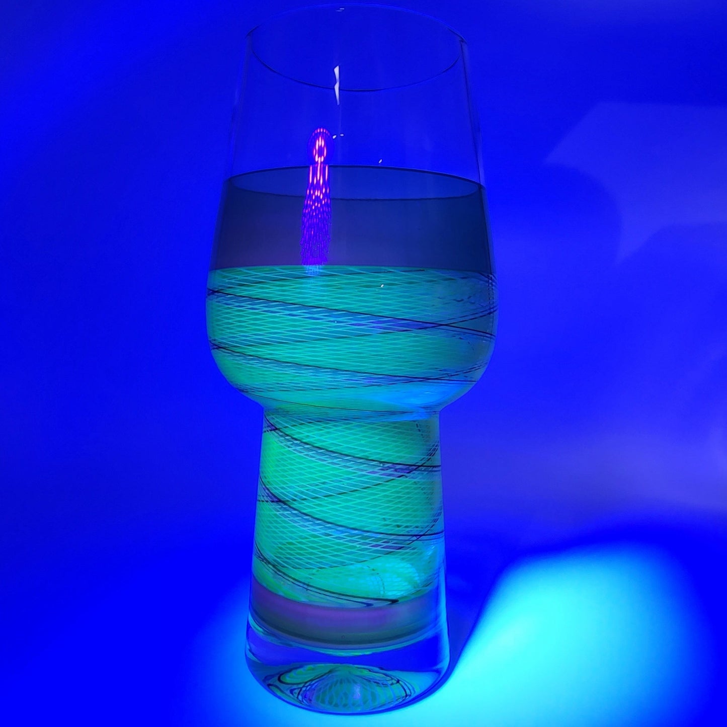 Shamby Glass x Stephan Peirce Pint Glass - Reticello Cup Headies Hideout