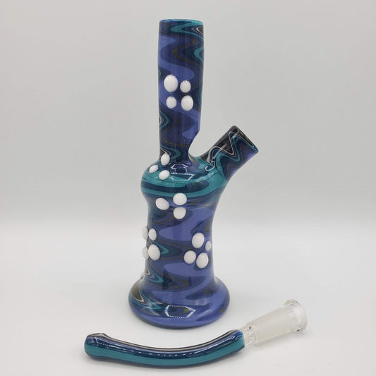 Suzewits Glass Mini Tube - Linework #1 Headie Glass Headies Hideout