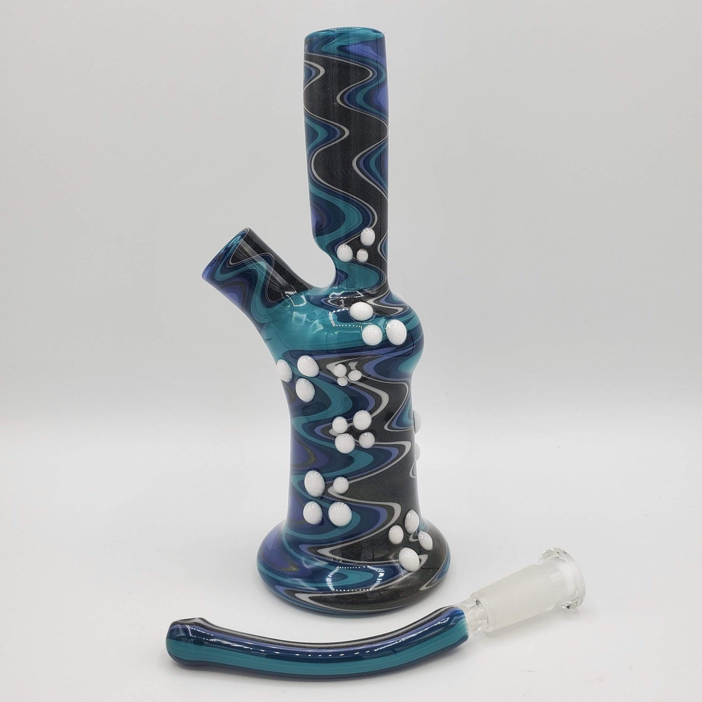 Suzewits Glass Mini Tube - Linework #1 Headie Glass Headies Hideout