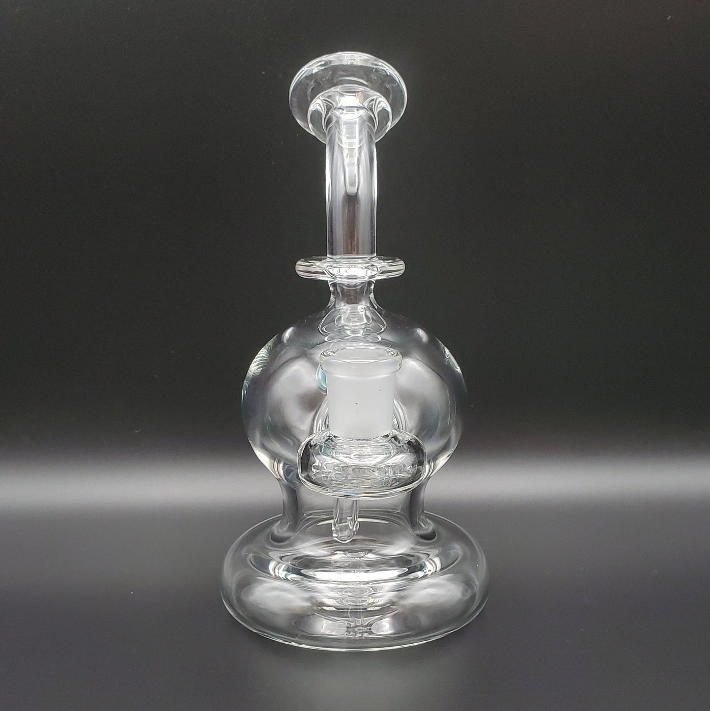 Tedrow Glass Bubble Base with Opal - Agua Azul Headie Glass Headies Hideout