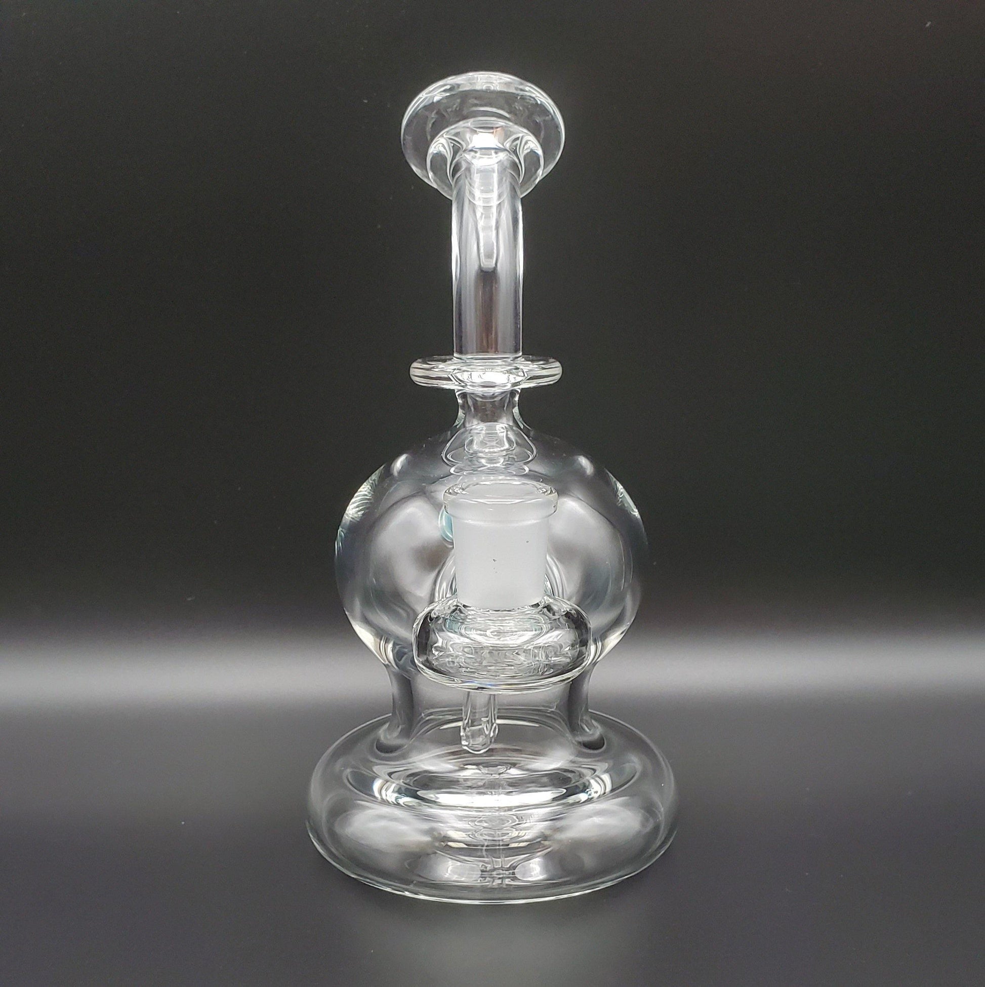 Tedrow Glass Bubble Base with Opal - Agua Azul Headie Glass Headies Hideout