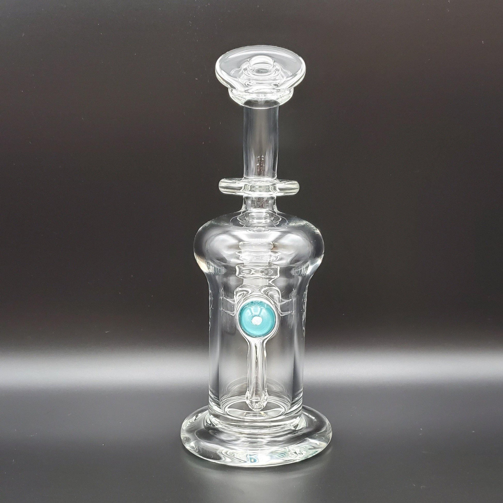 Tedrow Glass Can Jammer - Aqua Azul Accent Headie Glass Headies Hideout