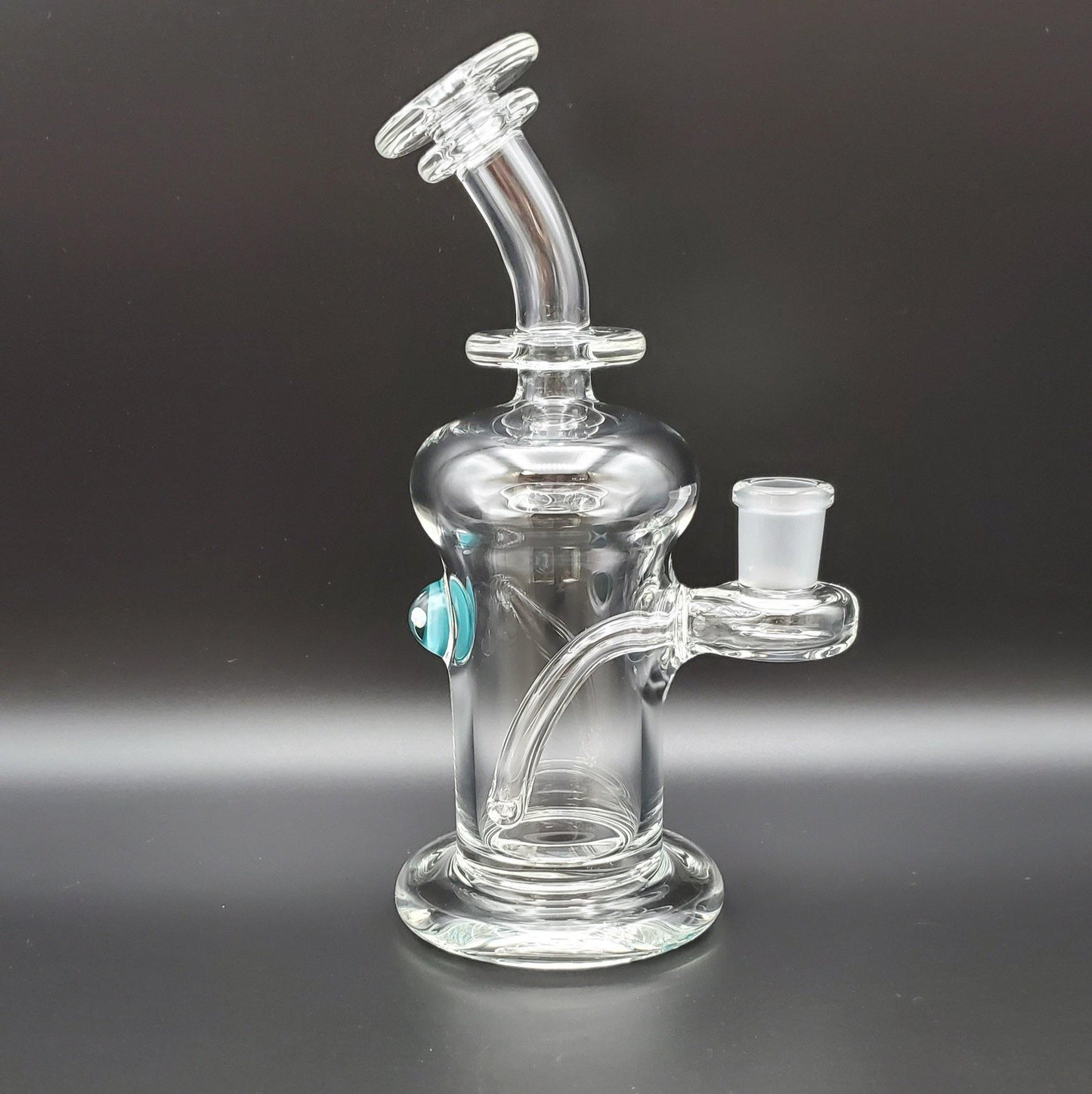 Tedrow Glass Can Jammer - Aqua Azul Accent Headie Glass Headies Hideout