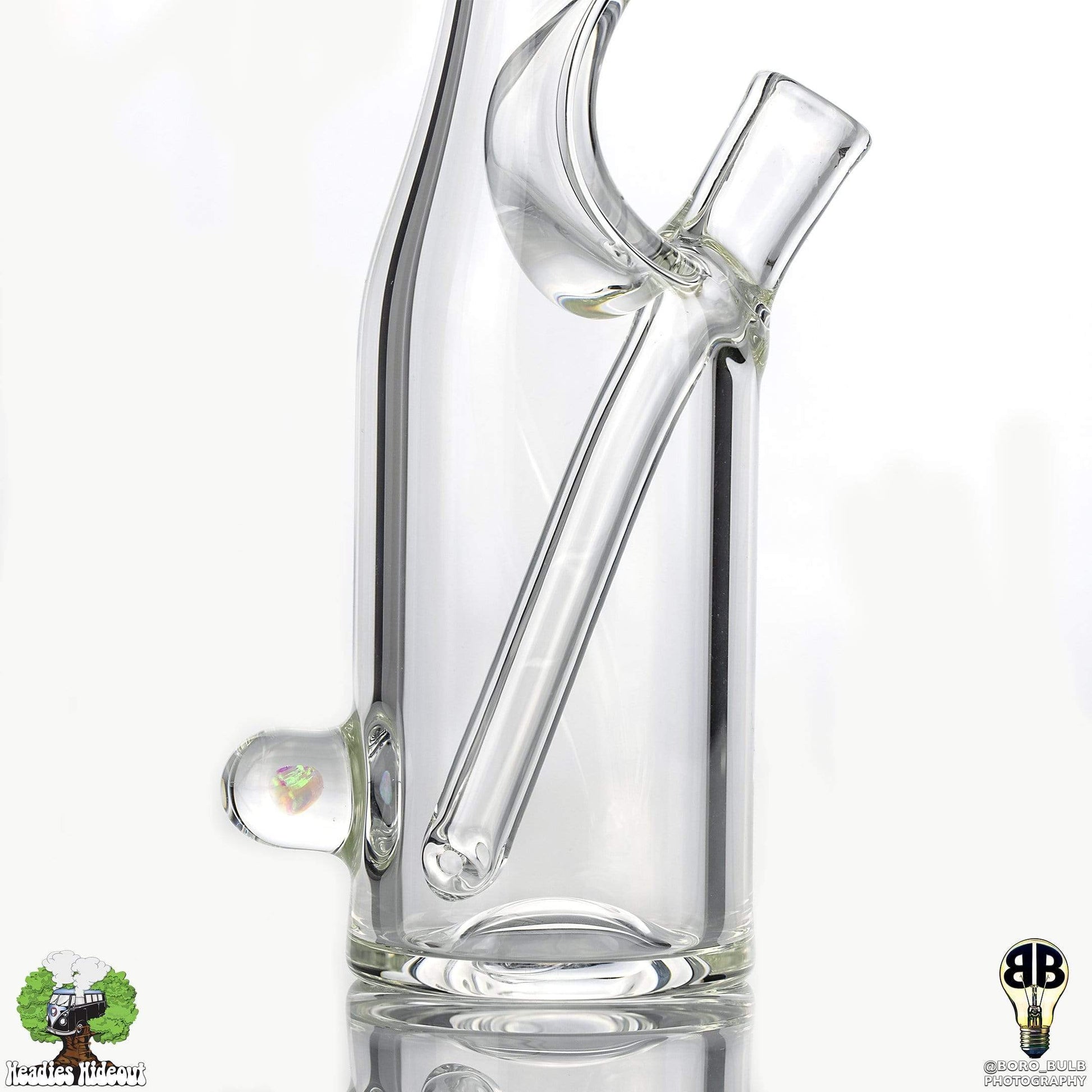 The Glass Mechanic Sake Bottle 10mm - Clear Headie Glass Headies Hideout