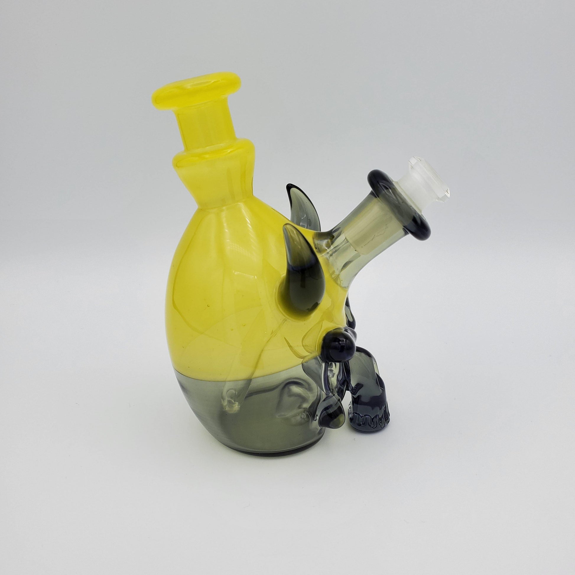 Tuskum Glass Skull Ripper - Potion and Yellow Headie Glass Headies Hideout