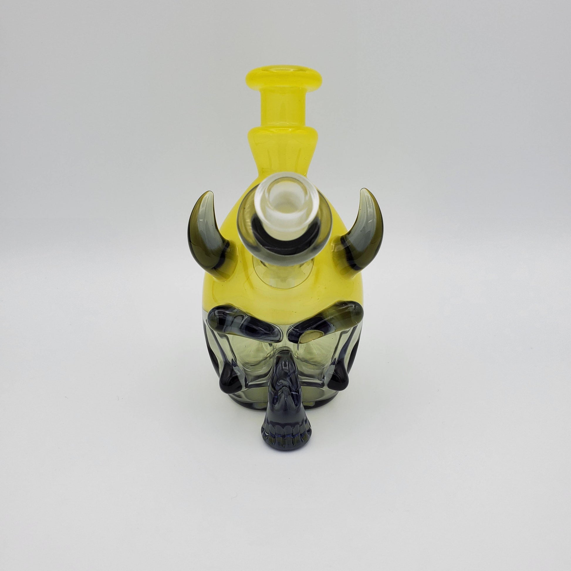 Tuskum Glass Skull Ripper - Potion and Yellow Headie Glass Headies Hideout