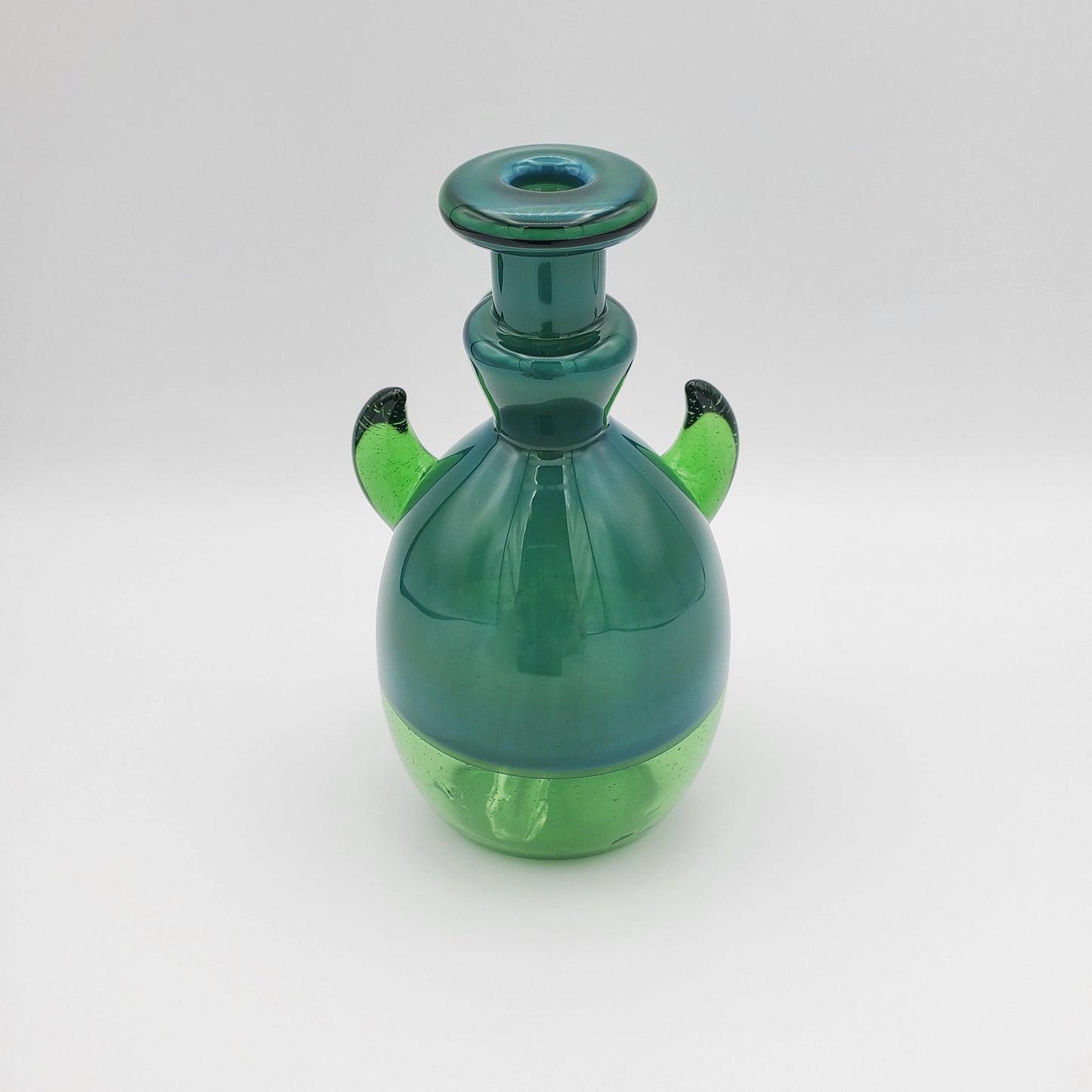 Tuskum Glass Skull Ripper - Water Dragon and Kryptonite Headie Glass Headies Hideout