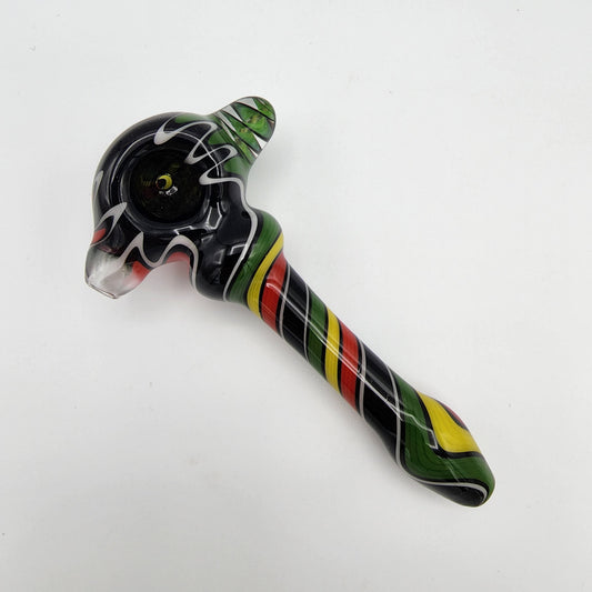 Willstar Glass Spoon Linework - 1A Hand Pipe Headies Hideout