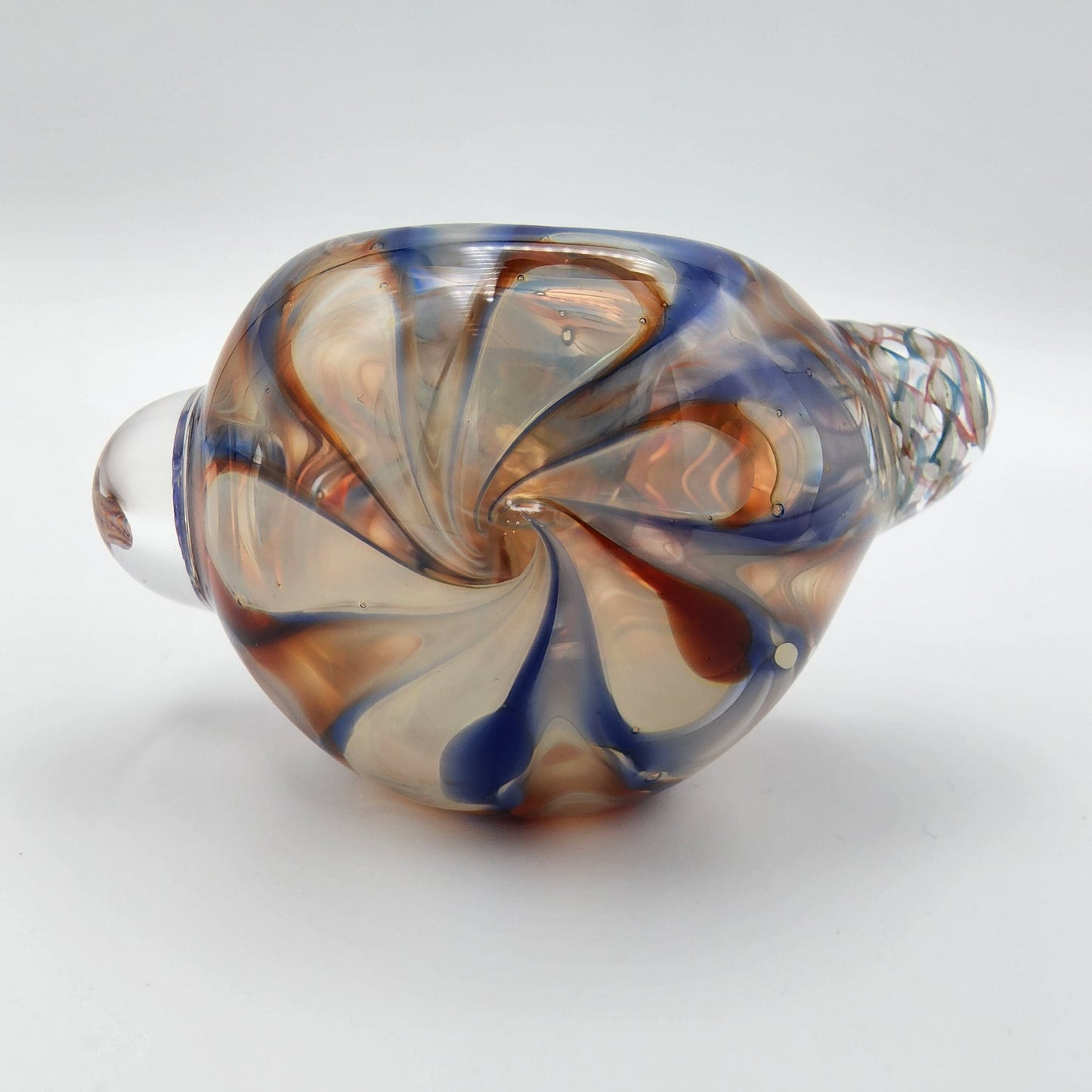 Willstar Glass Spoon Wrap and Rake with BlueJackets Milli - 1A Hand Pipe Headies Hideout