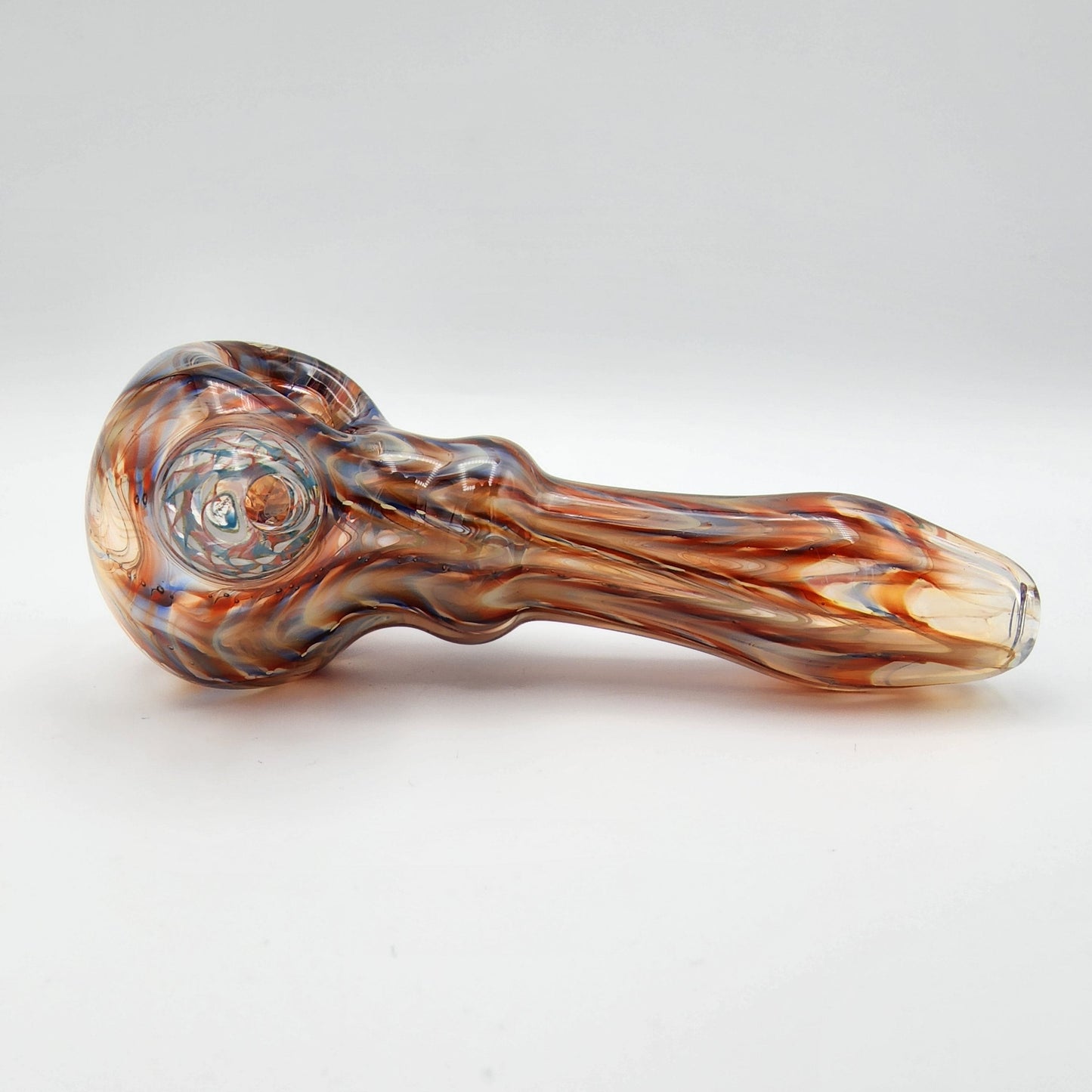 Willstar Glass Spoon Wrap and Rake with BlueJackets Milli - 2A Hand Pipe Headies Hideout