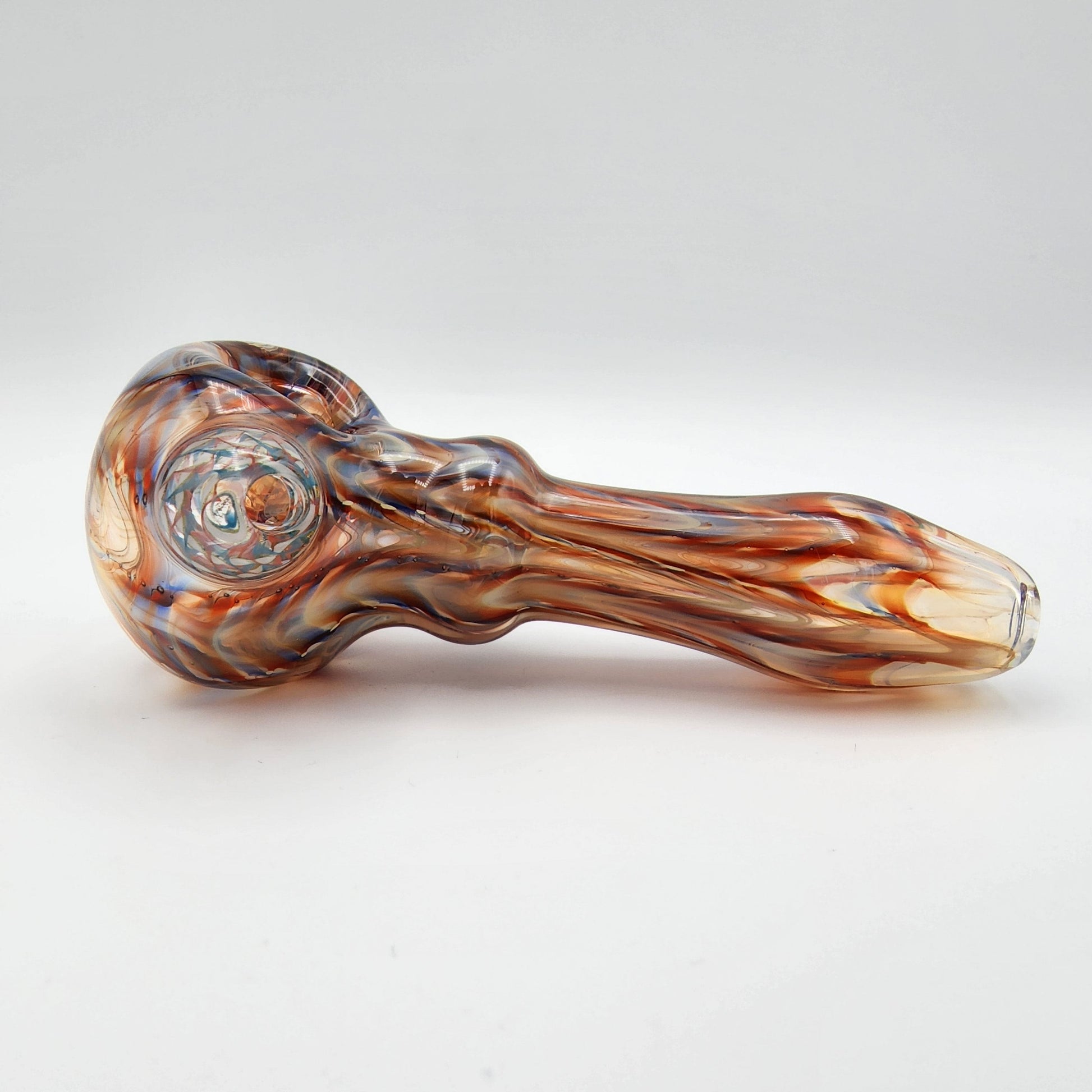 Willstar Glass Spoon Wrap and Rake with BlueJackets Milli - 2A Hand Pipe Headies Hideout