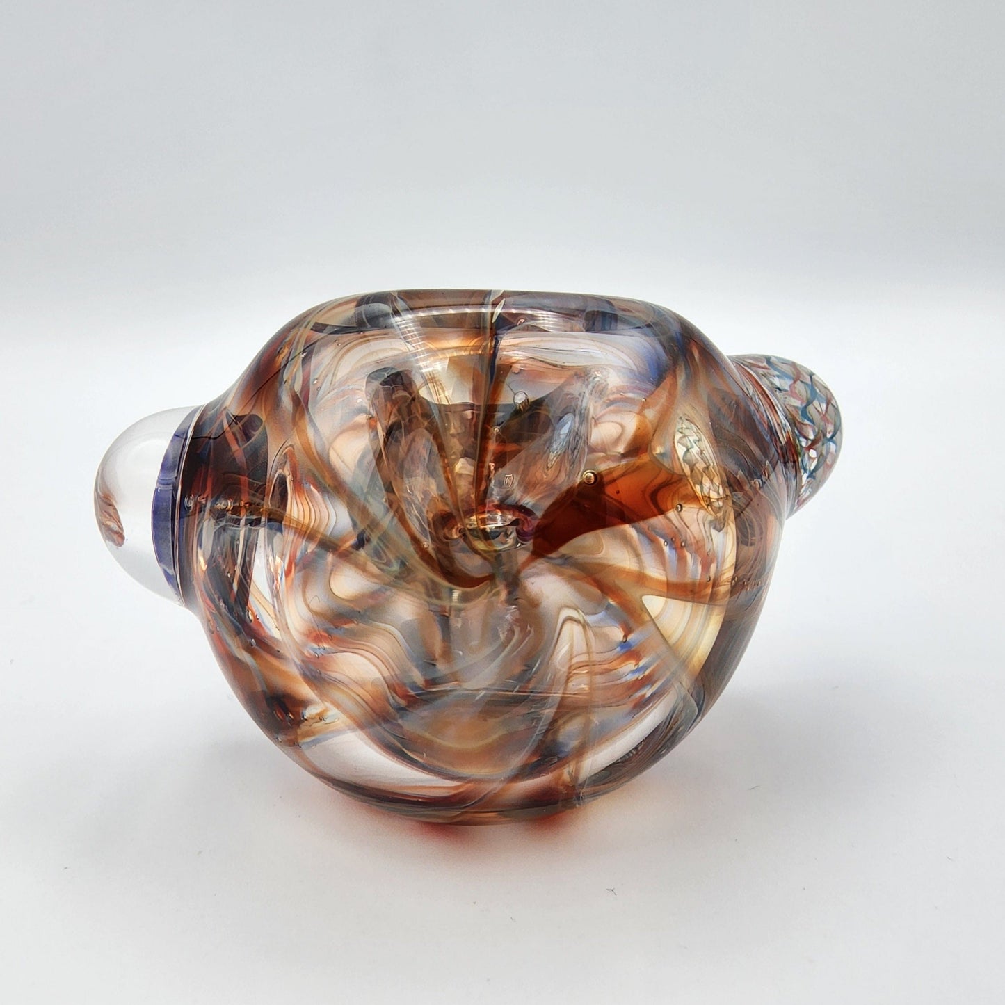 Willstar Glass Spoon Wrap and Rake with BlueJackets Milli - 2A Hand Pipe Headies Hideout