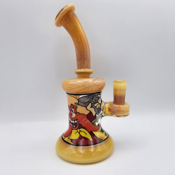 Windstar Glass Mini Bent Neck Tube - Yosemite Sam Headie Glass Headies Hideout