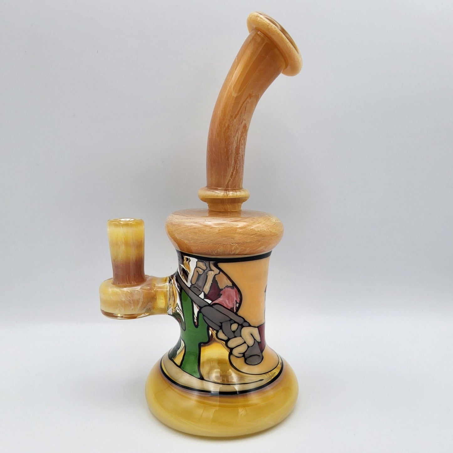 Windstar Glass Mini Bent Neck Tube - Yosemite Sam Headie Glass Headies Hideout